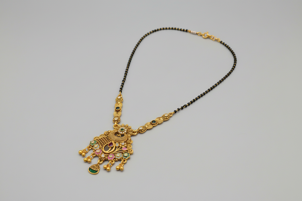 Aavya Royal Floral Mangalsutra