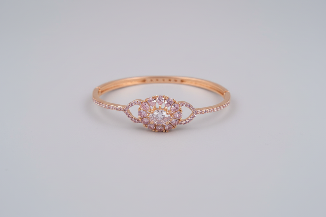 Sparkling Crystal Statement Bangle